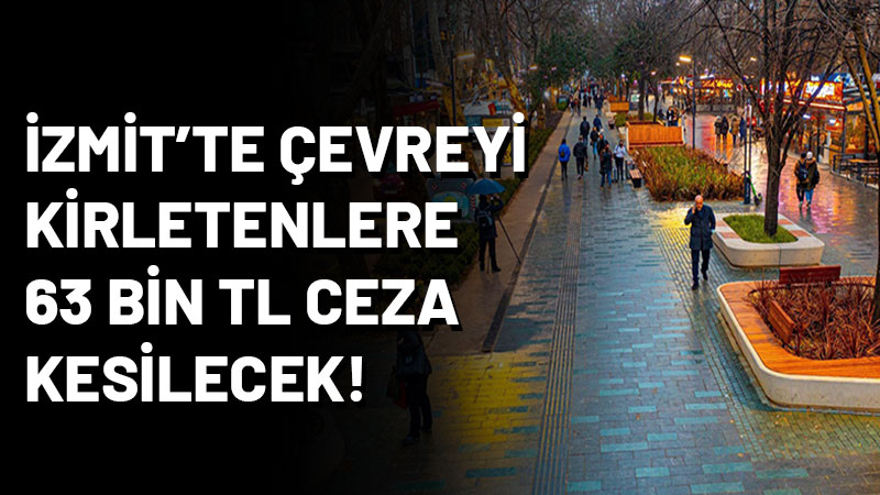 İzmit Belediyesi, usulsüz atık bırakma sorununa karşı cezai işlemleri sıkılaştırdı.