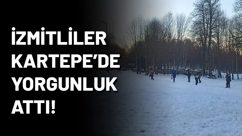 Güzel havayı fırsat bilen İzmitliler Kartepe'de vakit geçirdi
