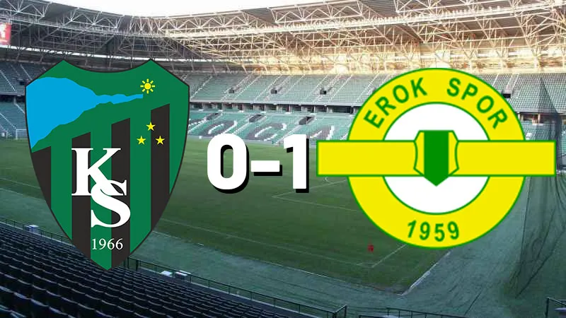 Kocaelispor- Esenler Erokspor maçı