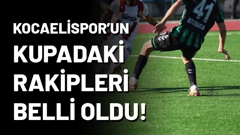 Ziraat Türkiye Kupası grup kuraları çekildi. Temsilcimiz Kocaelispor’un Türkiye Kupası’nda