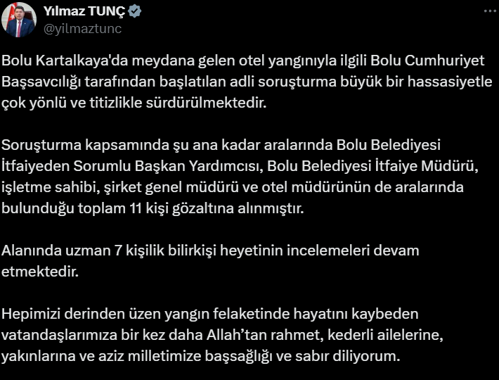 Bolu Belediye Başkan Yardımcısı ve İtfaiye Müdürü'ne gözaltı!