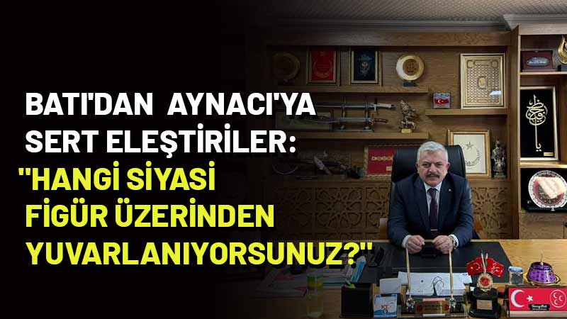 Milliyetçi Hareket Partisi Kocaeli İl Başkanı Tuncay Batı, İsmail Aynacı'nın