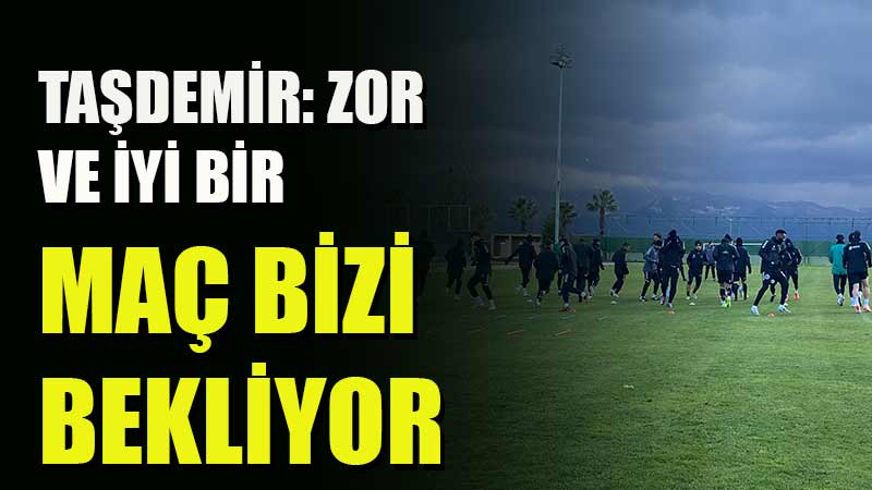 Kocaelispor Teknik Direktörü İsmet Taşdemir, Amed Sportif Faaliyetler maçı öncesi