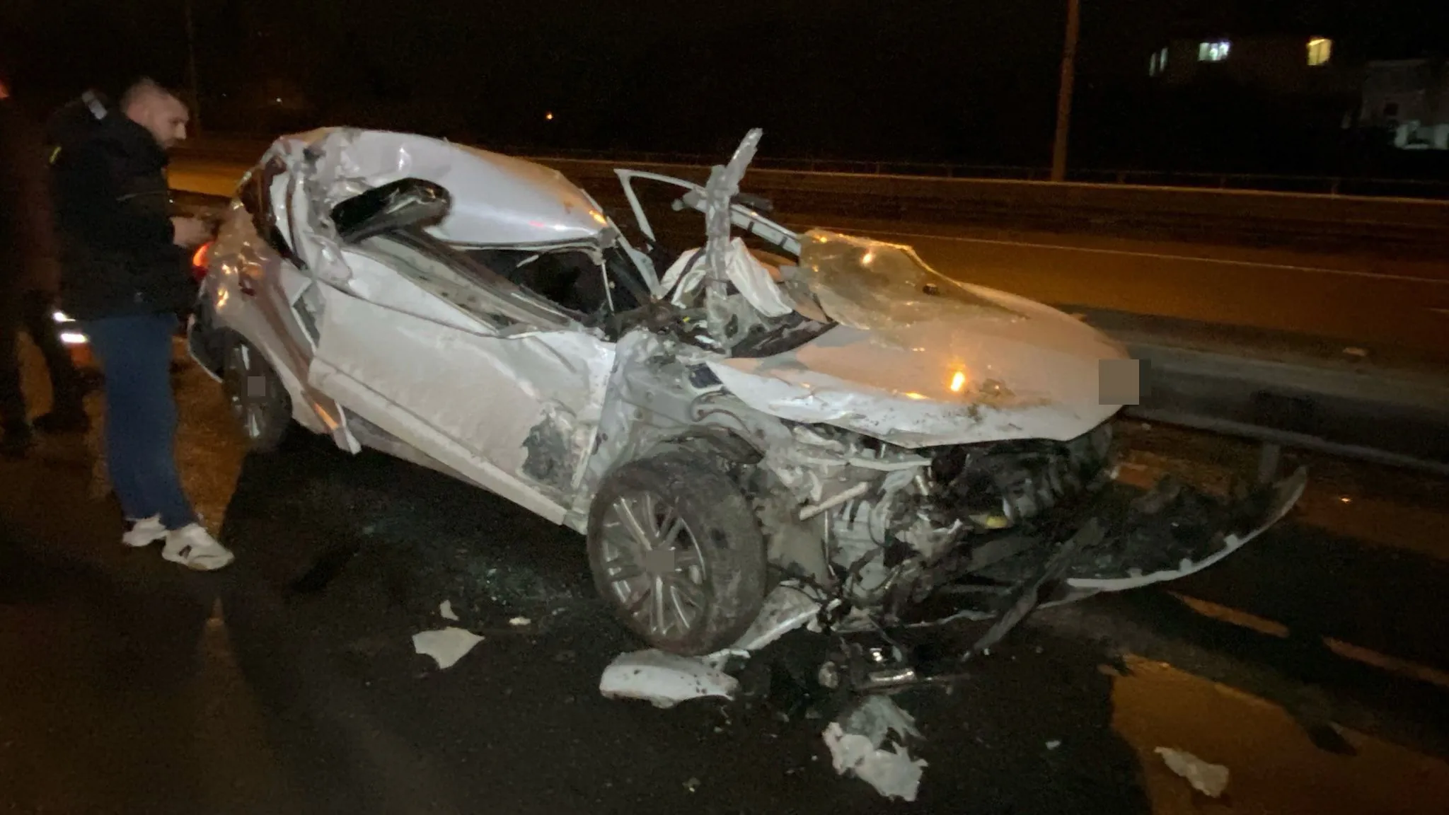 Kocaeli TEM Otoyolu'nda feci kaza