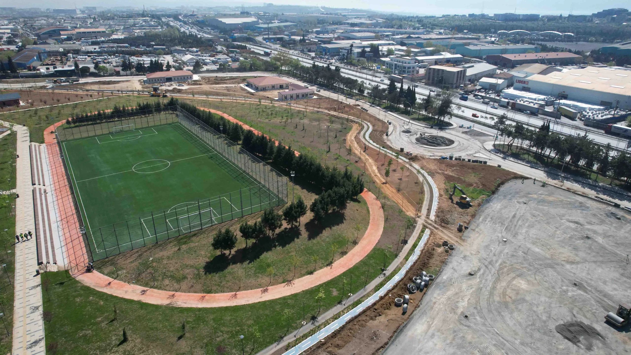 Gebze Millet Bahçesi son sürat ilerliyor