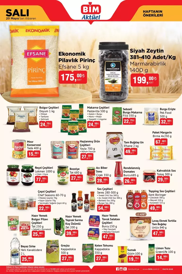 16 Mayıs Cuma BİM aktüel kataloğunda raflarda ne var?