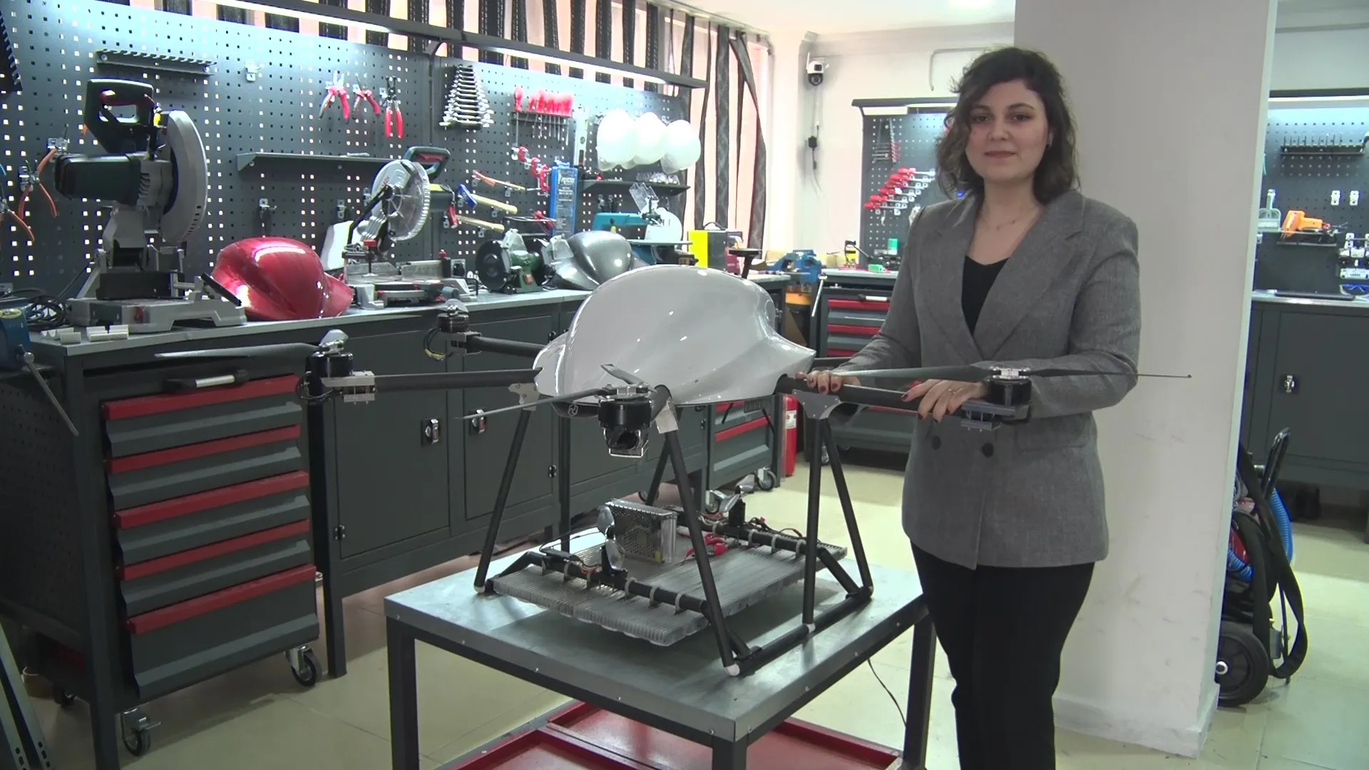 Mühendis çiftten çok amaçlı dron