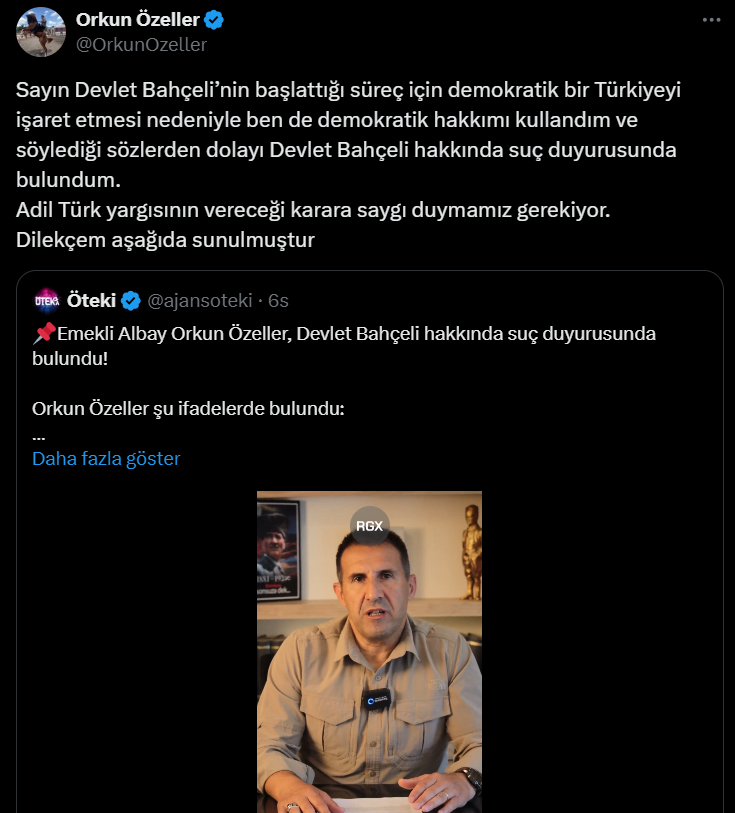 Devlet Bahçeli hakkında suç duyurusu!
