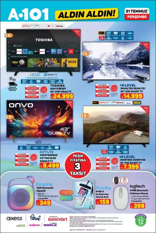 Bu hafta A101 aktüel kataloğunda neler var?