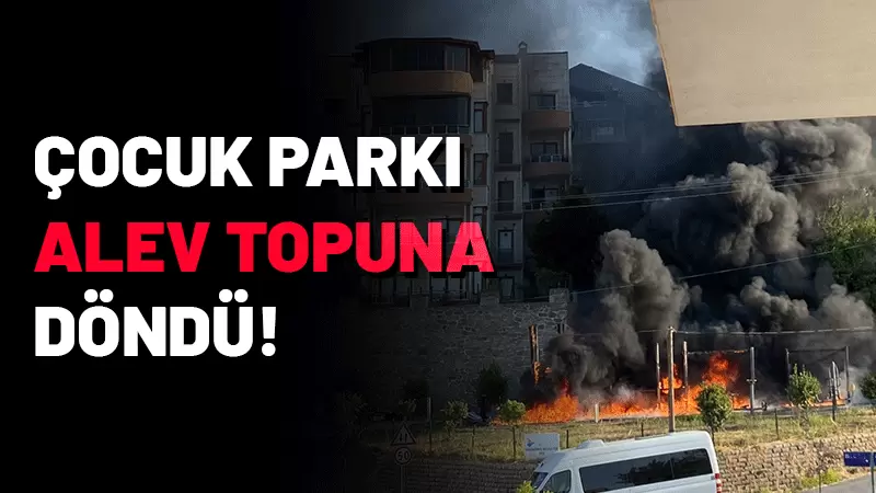 Kocaeli'nin Karamürsel ilçesinde çocuk parkında yangın çıktı. İtfaiye ekiplerinin müdahalesiyle