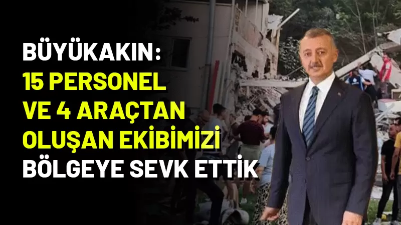Kocaeli Büyükşehir Belediye Başkanı Tahir Büyükakın 15 personel ve 4