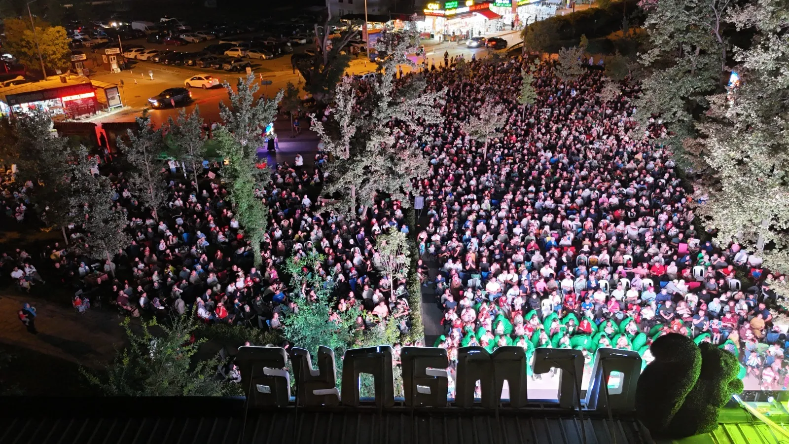 Ormanya gece sineması 5 bin katılımcıyla rekor kırdı