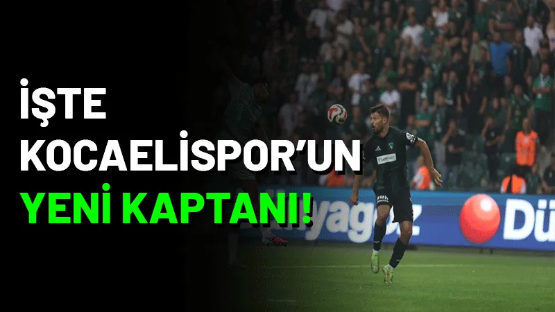 Yeni sezon kadrosunun kesinleşmesinin ardından Kocaelispor'da da kaptanlar belli oldu.

