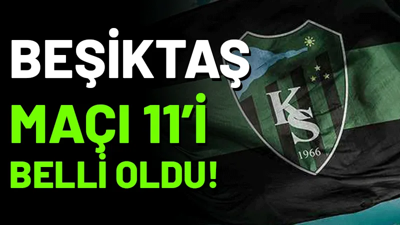 Trendyol Süper Lig’de Beşiktaş ile karşı karşıya gelecek Kocaelispor’un kadrosu