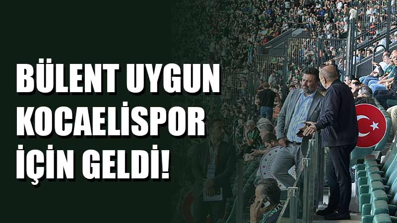 Kocaelispor'un eski futbolcularından Bülent Uygun Kocaelispor- Rizespor maçı için Kocaeli'ye