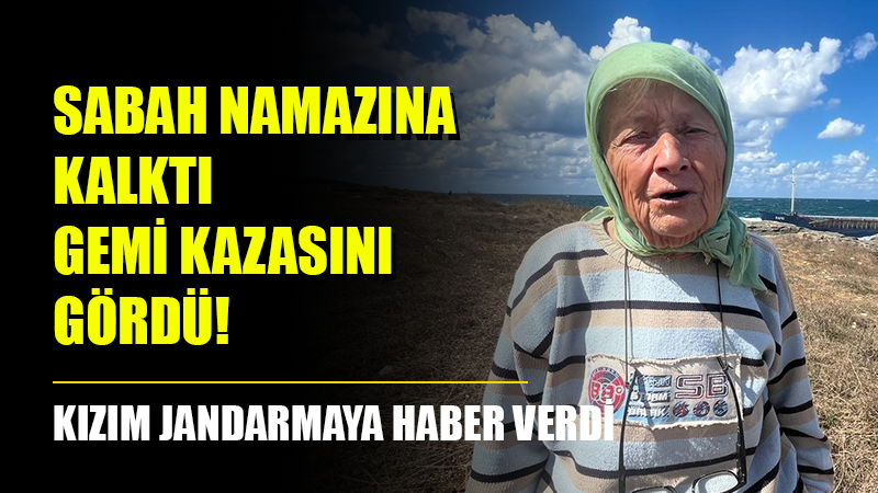 Kocaeli’nin Kandıra ilçesinde karaya oturan dev yük gemisini sabah namazına
