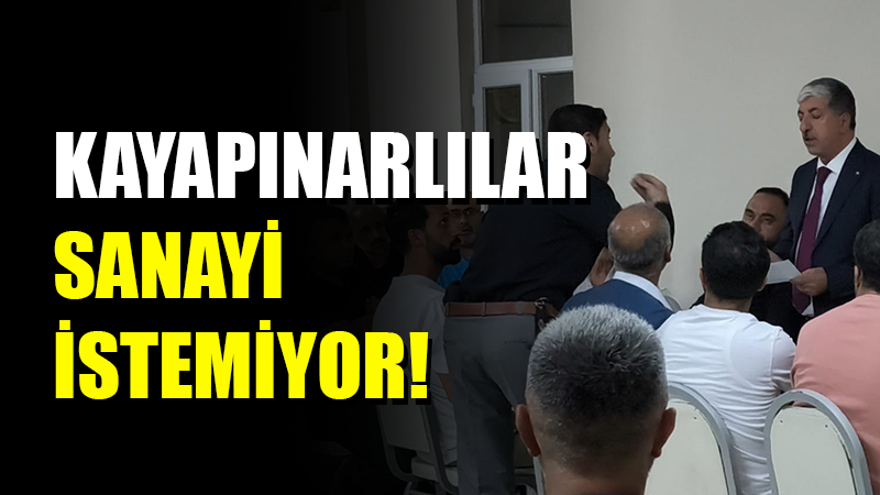 Kayapınar Mahallesi’nde yapılması planlanan sanayi alanına ilişkin mahalle sakinleri yeni