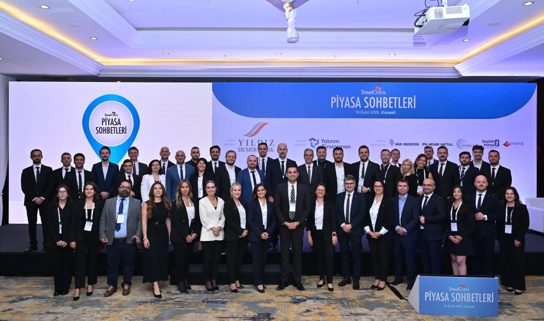 Demir çelik sektörünün önde gelen temsilcileri, Kocaeli’de düzenlenen SteelOrbis Piyasa