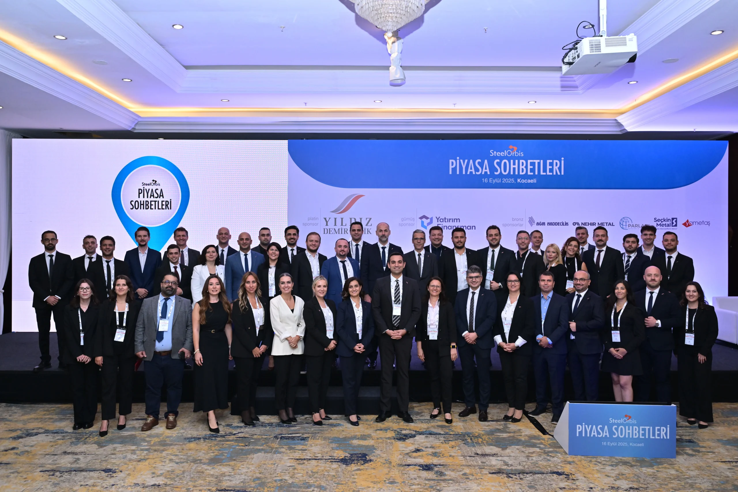Demir çelik sektörünün önde gelen temsilcileri, Kocaeli’de düzenlenen SteelOrbis Piyasa