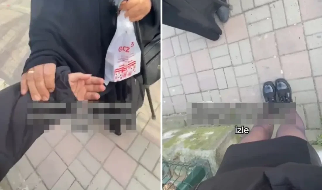 Çarşaflı bir kadın ile etek giyen genç kız arasında kıyafet