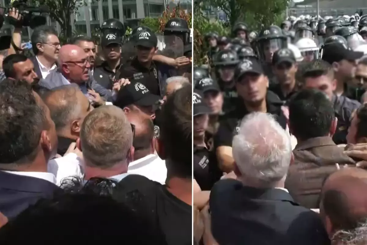 CHP İstanbul İl Başkanlığı'na kayyum atanan Gürsel Tekin parti binasına
