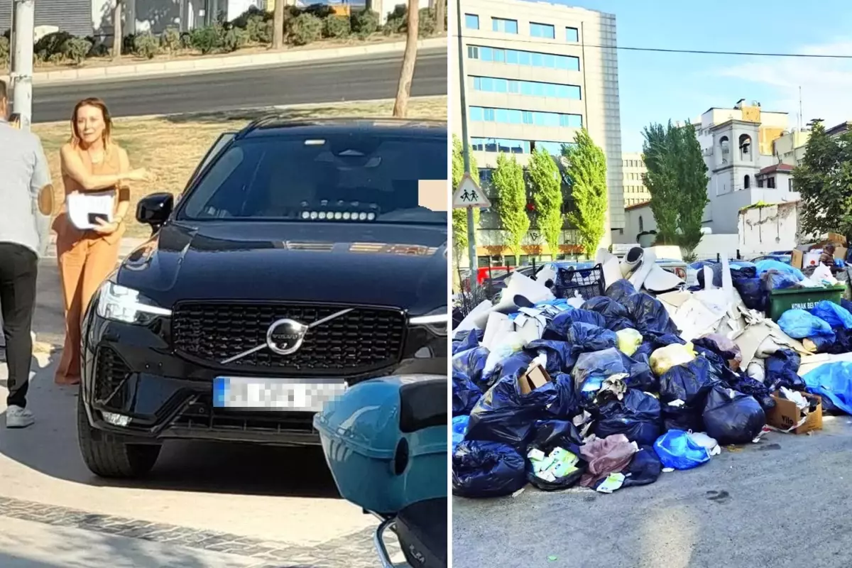 İzmir Konak'ta çöp sorunuyla gündemde olan Belediye Başkanı Nilüfer Çınarlı