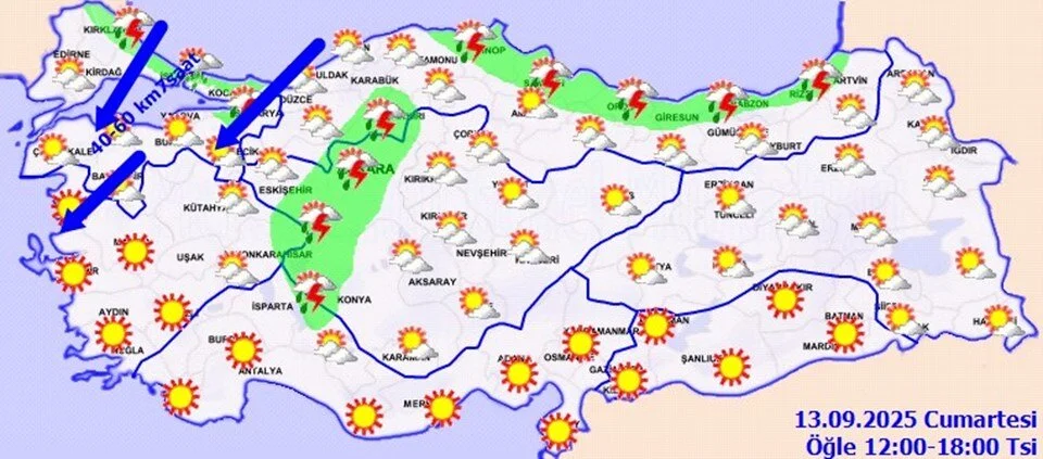 Kocaeli için sağanak uyarısı!