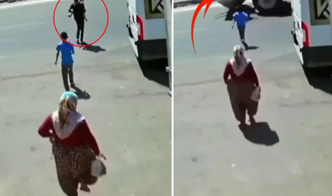 Kahramanmaraş'ta iş makinesi, yolun karşısına geçmeye çalışan 8 ve 2,5