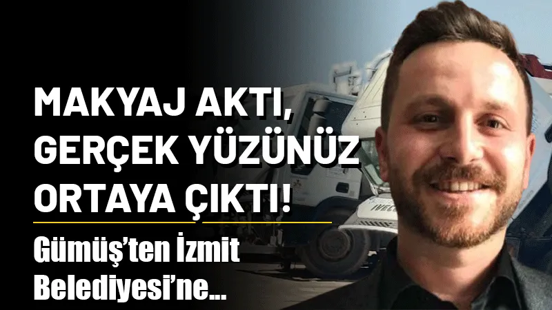 AK Parti İzmit Belediye Meclis Üyesi Köksal Gümüş, İzmit Belediyesi’nin