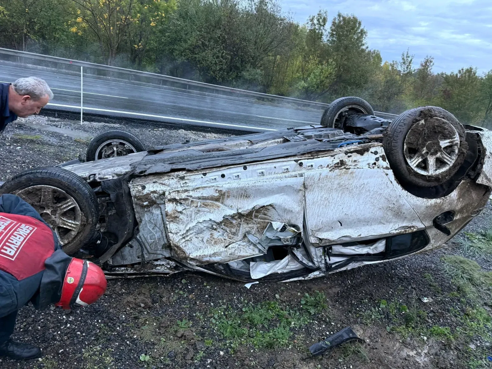 Korkutan kaza, takla atan otomobil hurdaya döndü: 1 yaralı