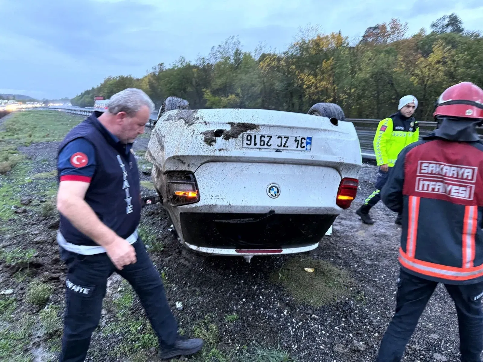 Korkutan kaza, takla atan otomobil hurdaya döndü: 1 yaralı