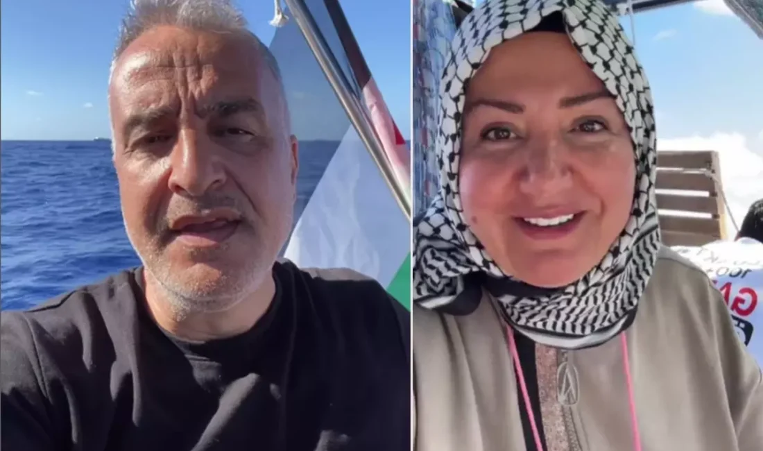 Gazze'ye insani yardım için yola çıkan Küresel Sumud Filosu, Akdeniz'de