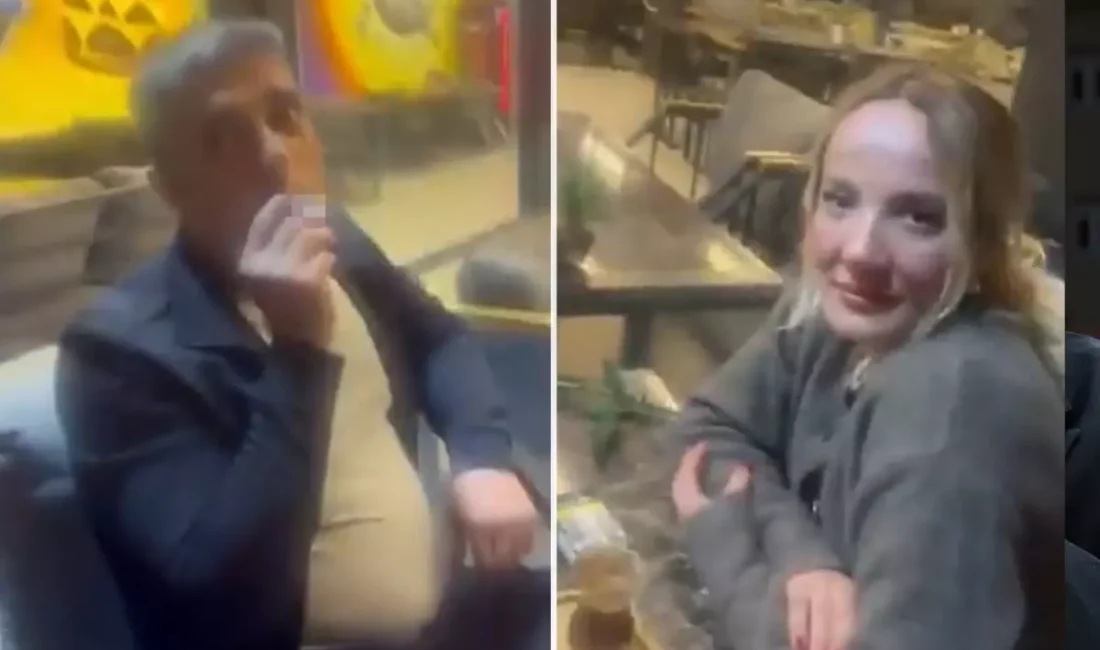 Eşini kafede başka bir kadınla otururken yakalayan kadın, görüntüleri cep