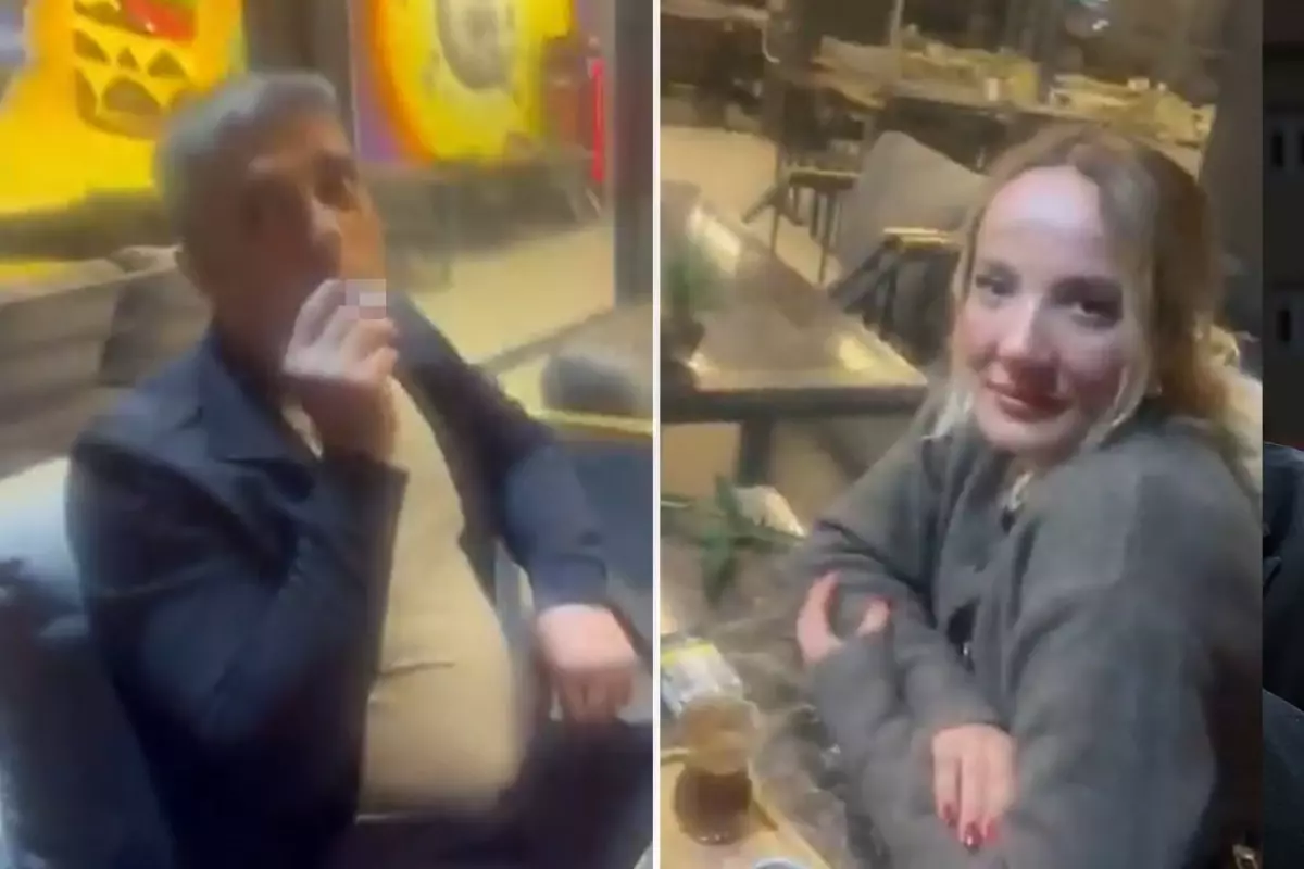 Eşini kafede başka bir kadınla otururken yakalayan kadın, görüntüleri cep