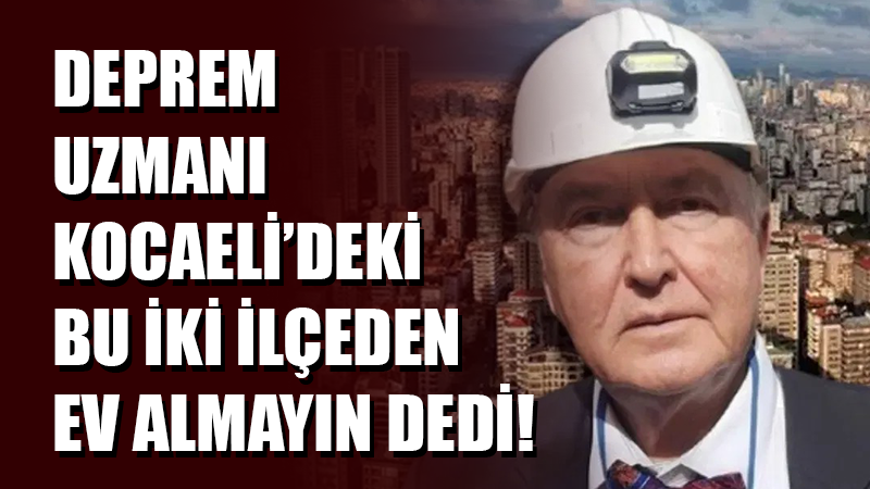Jeofizik Yüksek Mühendisi Prof. Dr. Övgün Ahmet Ercan, Türkiye'de yaşanan