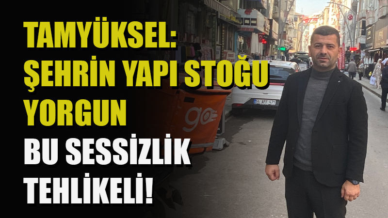 İYİ Parti İzmit İlçe Başkanı Haluk Tamyüksel, Gebze’deki bina çökmesinin