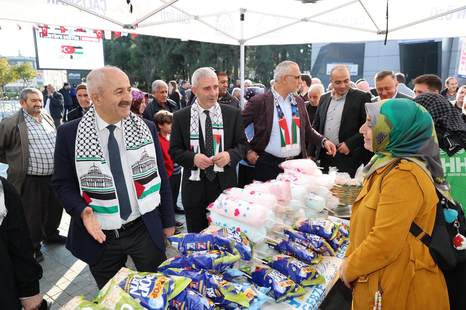 Gebze’de Filistin’e Destek Kermesi Düzenlendi
