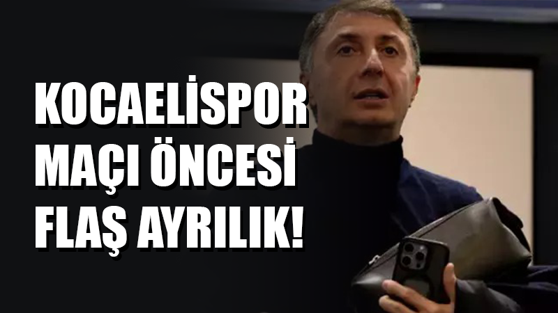 Pazar günü Kocaeli’ye gelecek Kasımpaşa’da flaş bir gelişme yaşandı. Şota