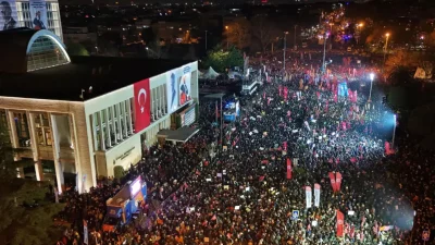 İBB Başkanı ve CHP’nin cumhurbaşkanı adayı Ekrem İmamoğlu’nun gözaltına alınmasının