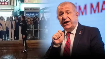 Zafer Partisi Genel Başkanı Ümit Özdağ, Eskişehir'de görevli bir polis