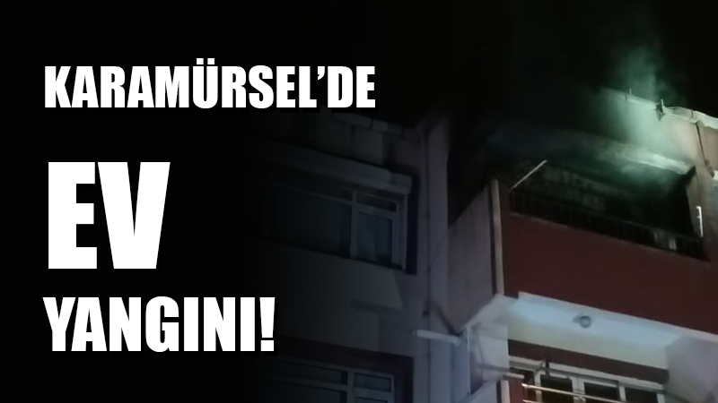Kocaeli'nin Karamürsel ilçesinde bir evde çıkan yangın paniğe neden oldu.