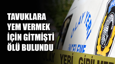 Kocaeli'de tavuklarına yem vermek için evinin 200 metre uzağındaki bahçesine