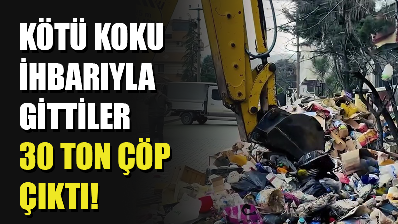  Kocaeli'nin Derince ilçesinde kötü koku ihbarıyla harekete geçen ekipler,