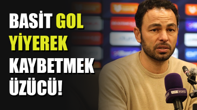 Kocaelispor Teknik Direktörü Selçuk İnan, Beşiktaş’a 1-0 mağlup oldukları maçın