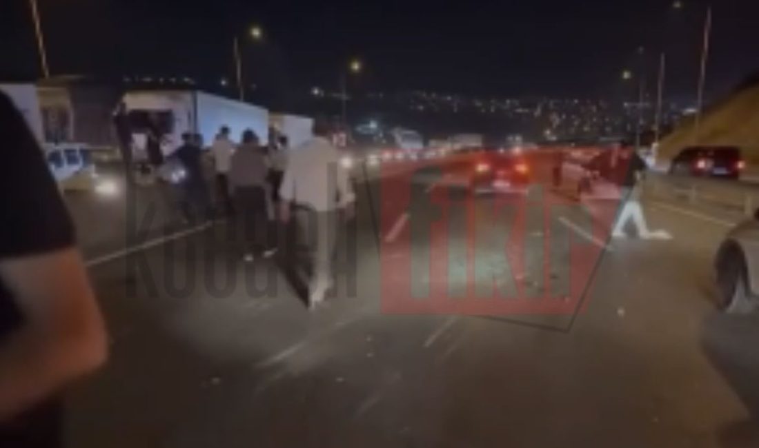 Kocaeli'nin Dilovası ilçesi sınırlarındaki D-100 Karayolu Ankara istikametinde meydana gelen
