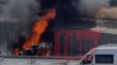 D-100 Otoyolu’nun Tavşancıl mevkisi Ankara istikametinde seyir halinde bulunan bir
