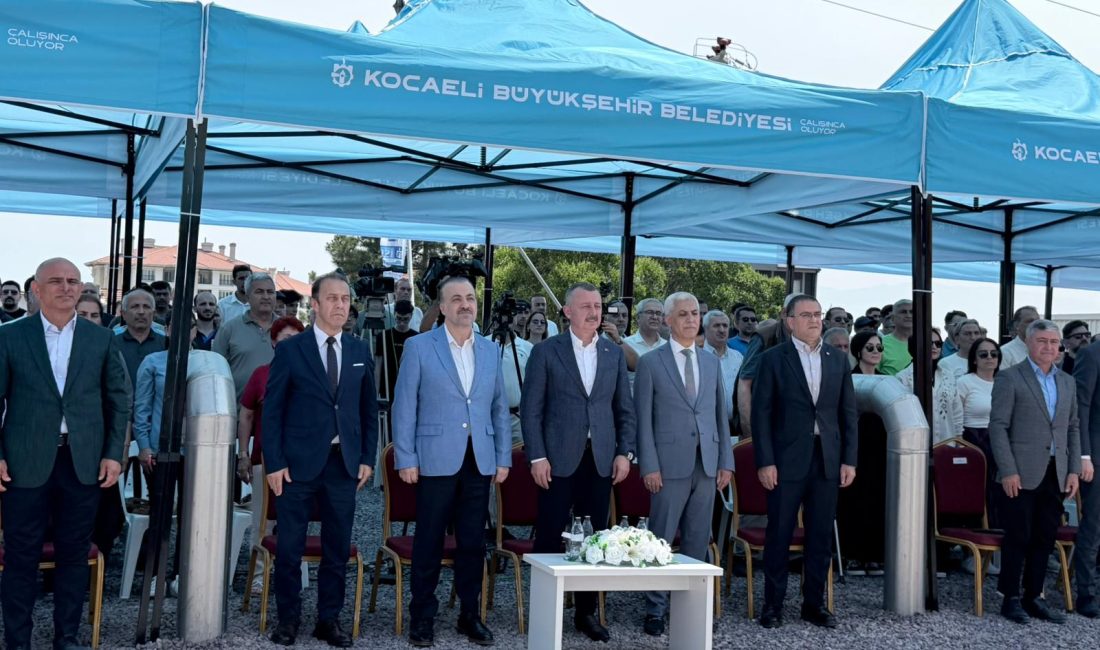 Büyükşehir Belediyesi ve İSU Genel Müdürlüğü tarafından Derince'de inşa edilen