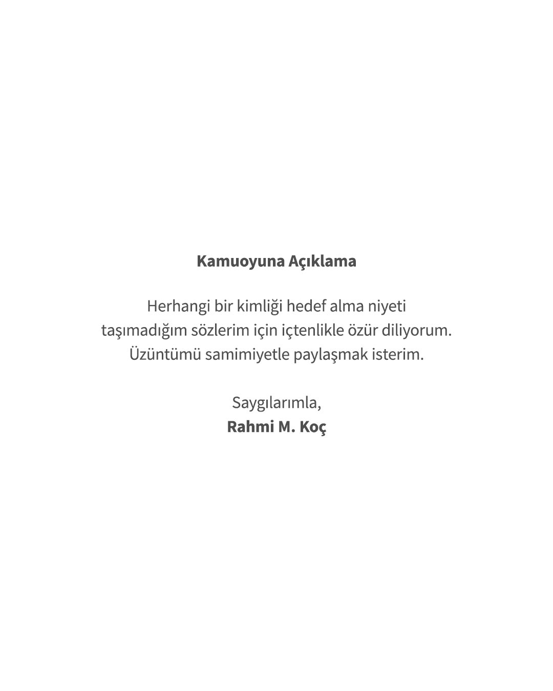 özür mesajı