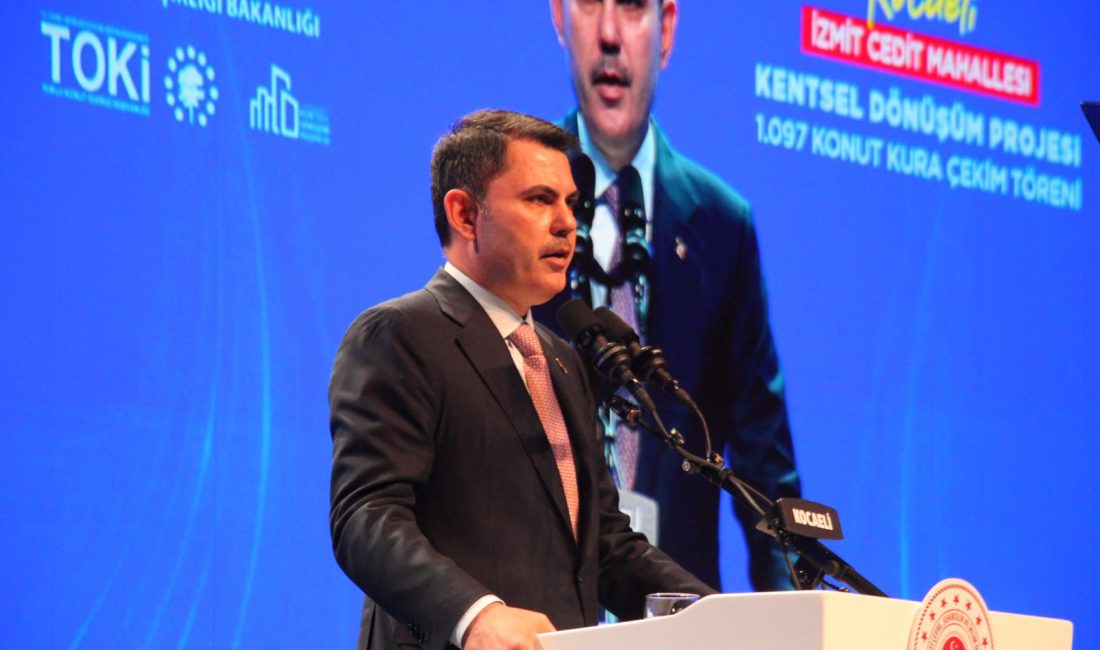 Cedit Kentsel Dönüşüm Projesi’nde kura heyecanı yaşanırken, Çevre, Şehircilik ve