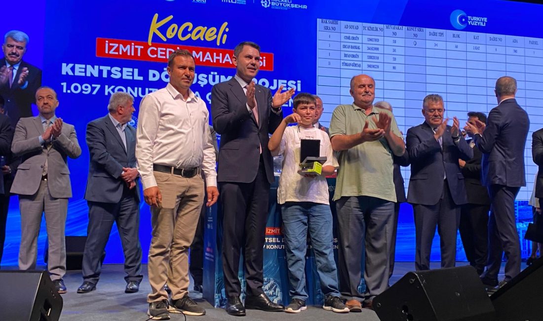 İzmit’in en kapsamlı kentsel dönüşüm projelerinden biri olan Cedit Kentsel